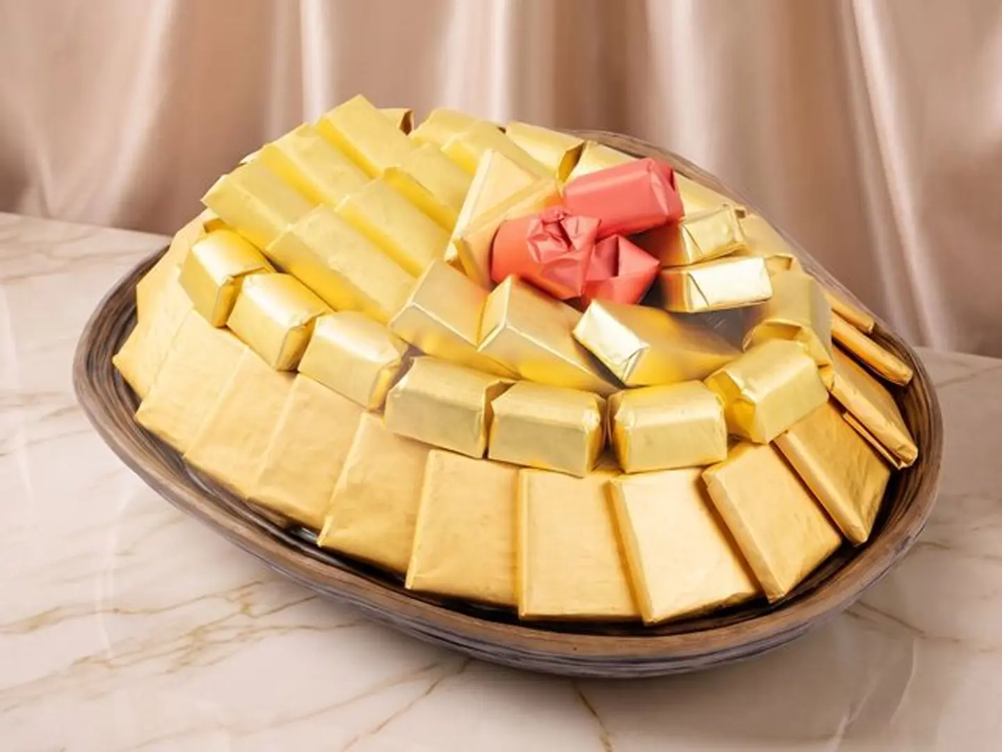 Small Wooden Round Plate