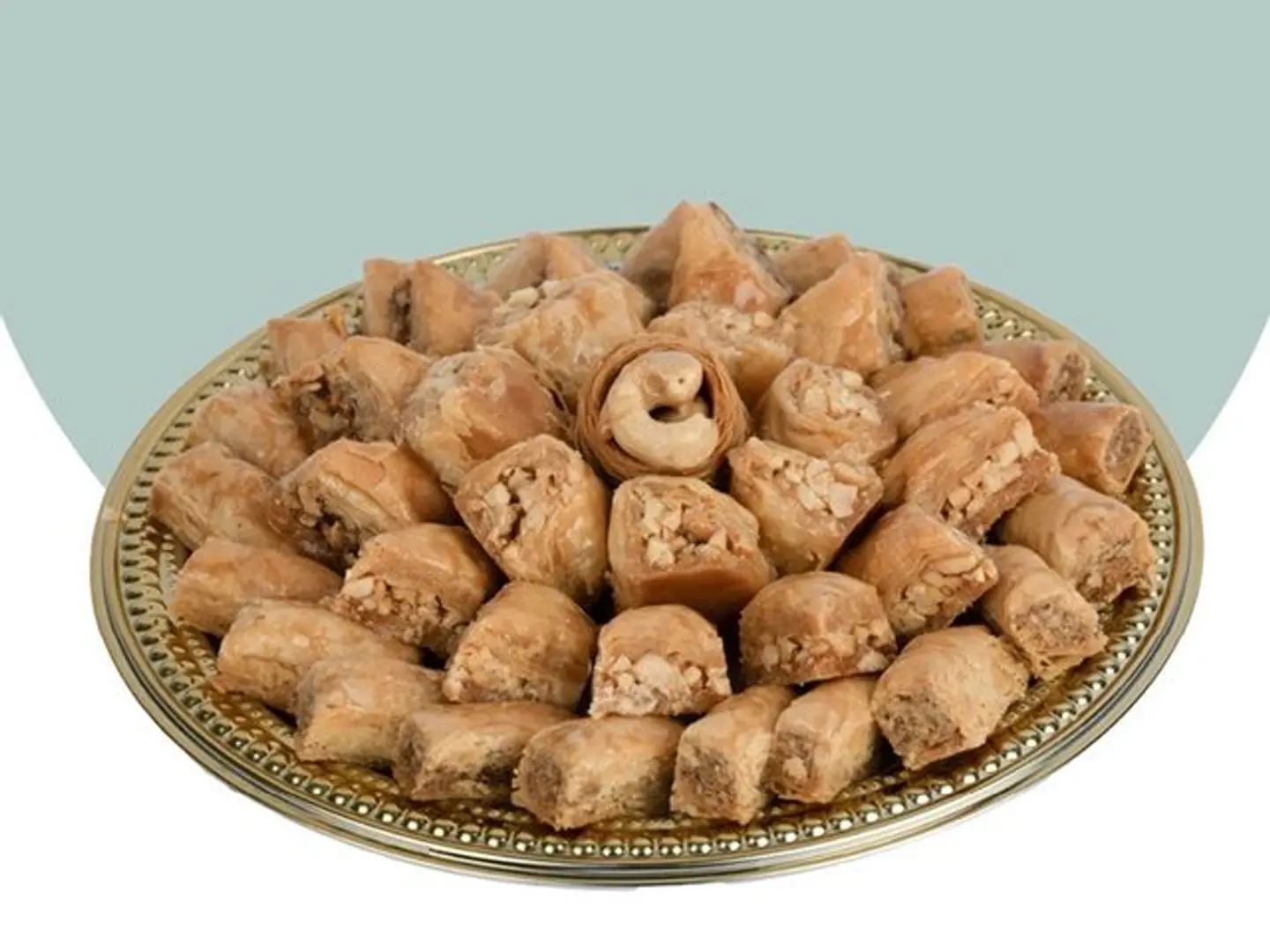 Small Mixed Baklava Plate Without Pistachios