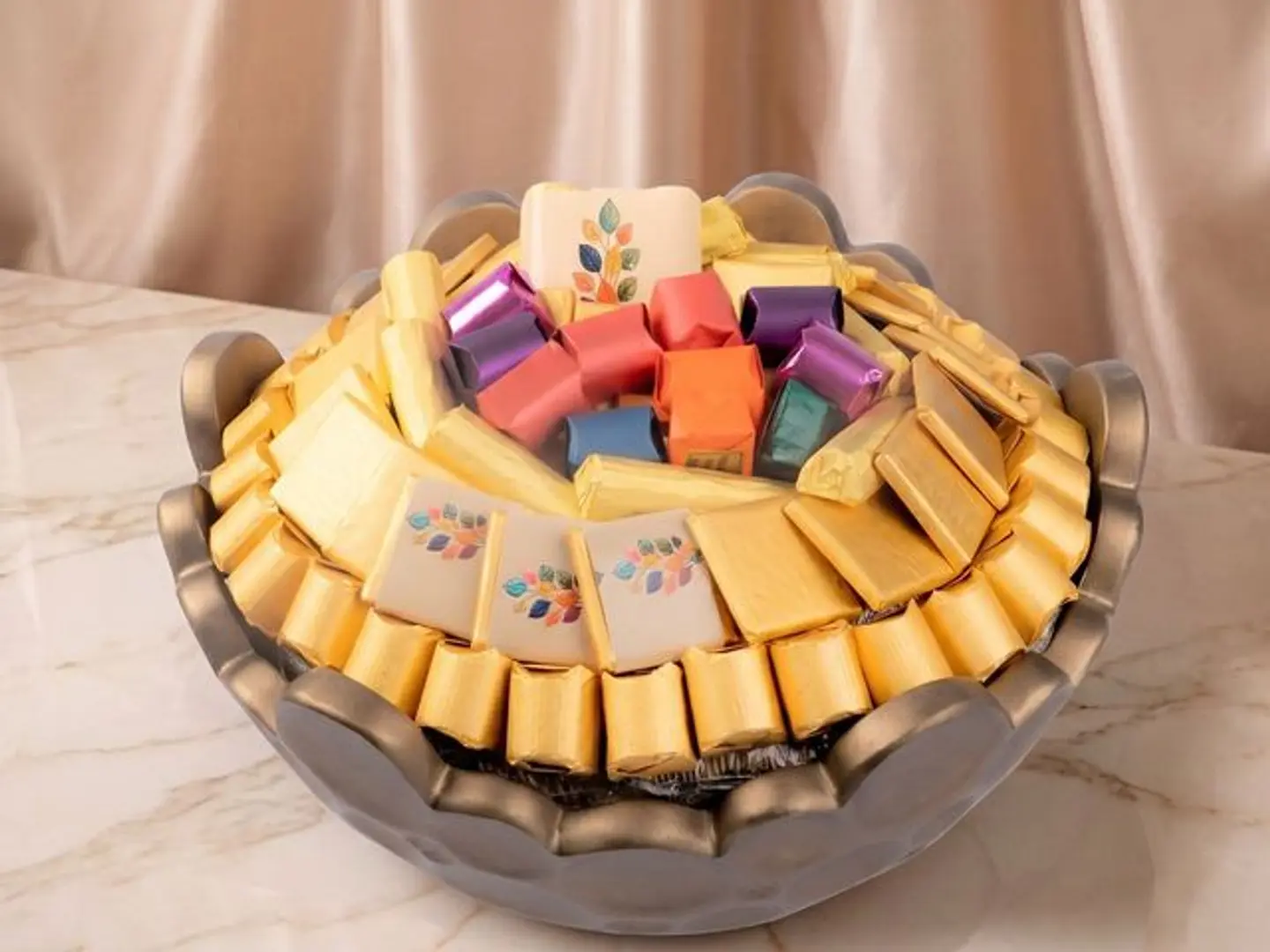 Colored Round Babel Plate
