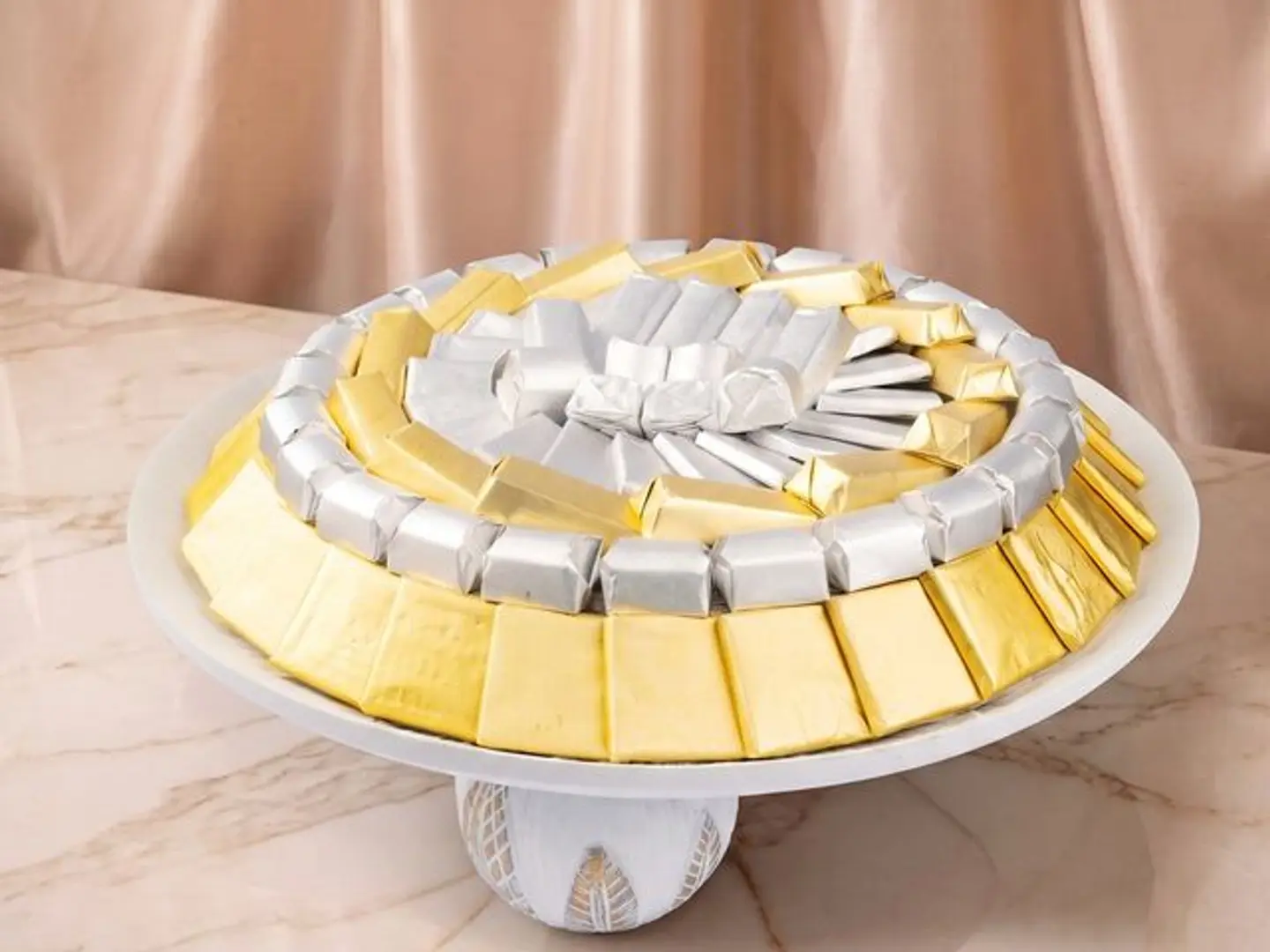 Gold Round 3 Ball Plate
