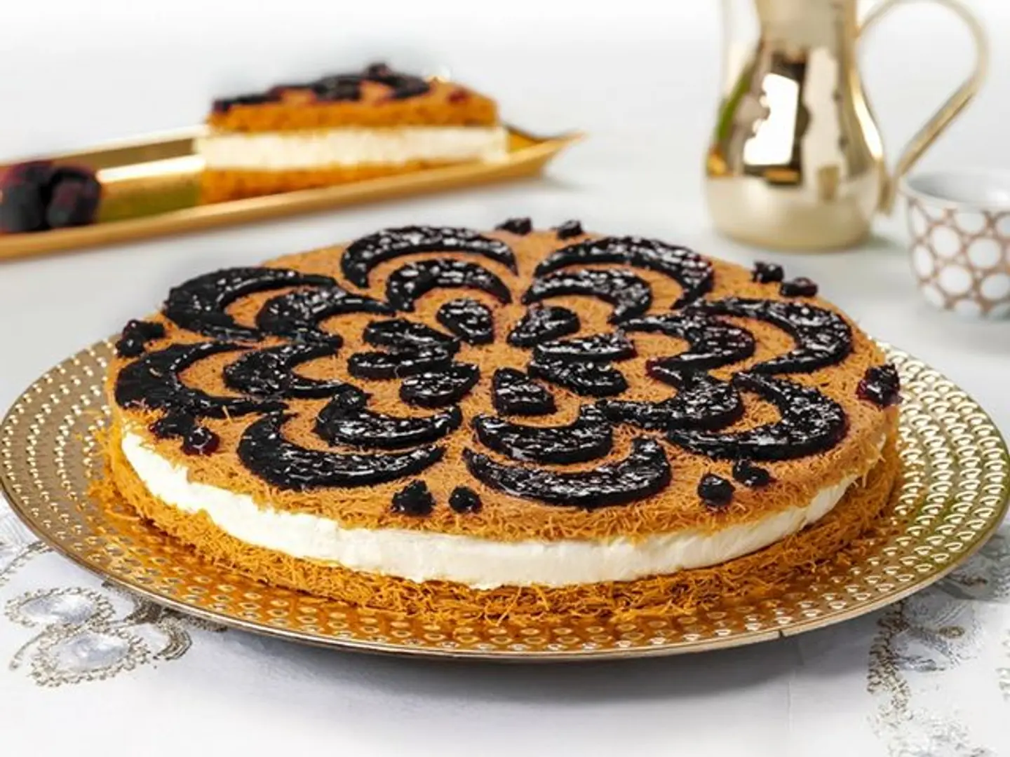 تشيز كنافة بالتوت الازرق ١ كج