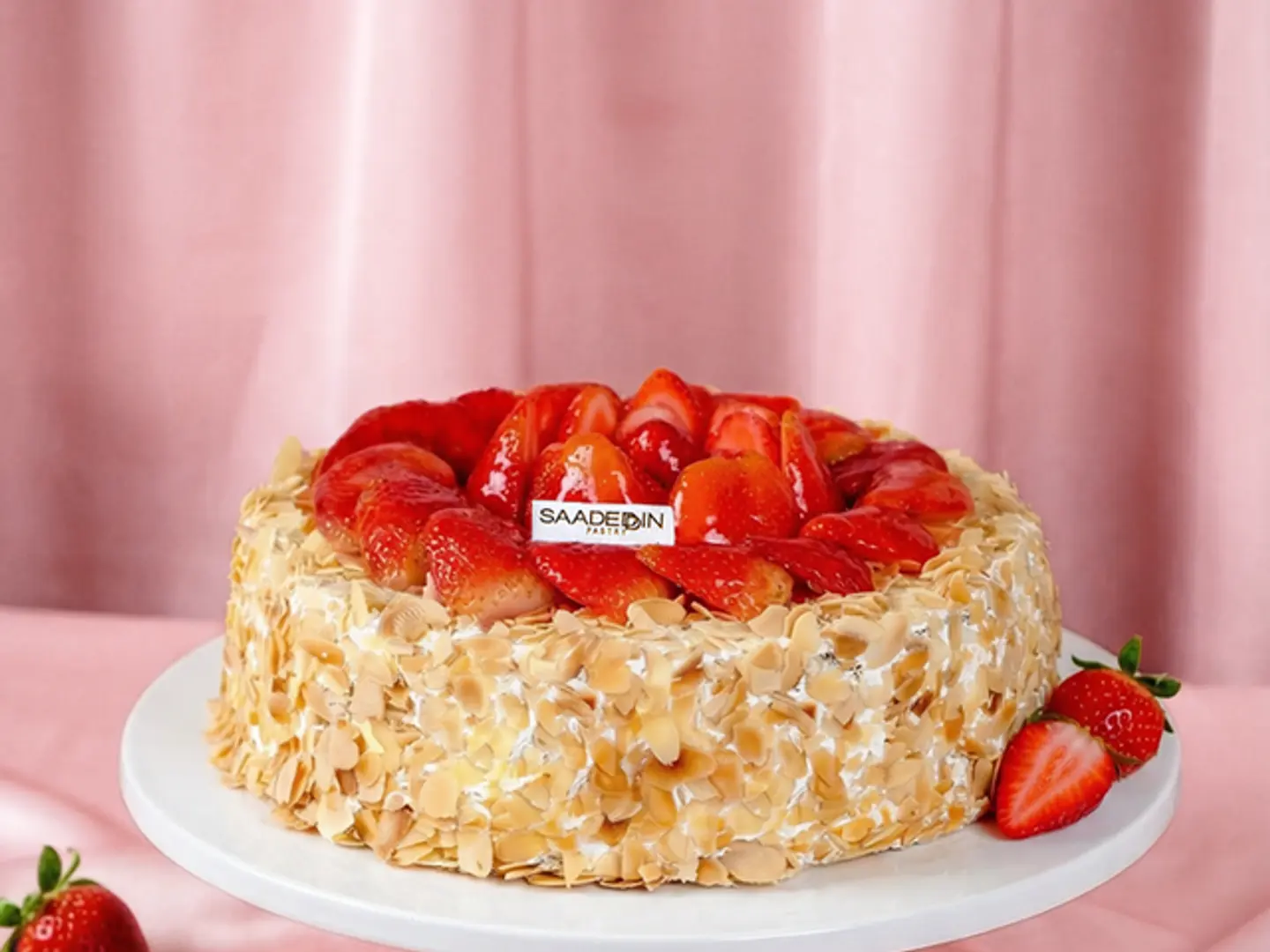 Large Strawberry Cake