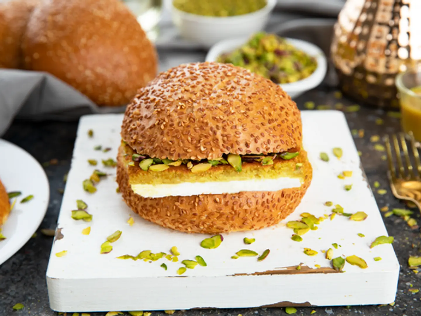 Soft Nabulsi Kunafa Cake