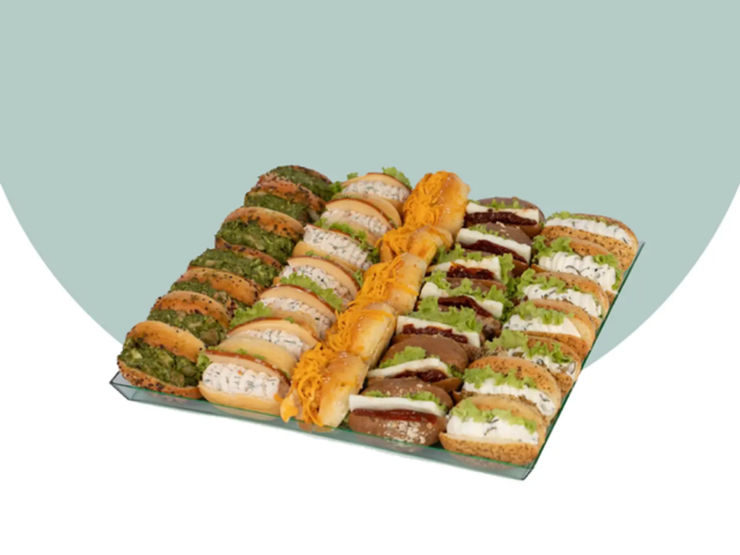 Special Mini Sandwich Square Plate
