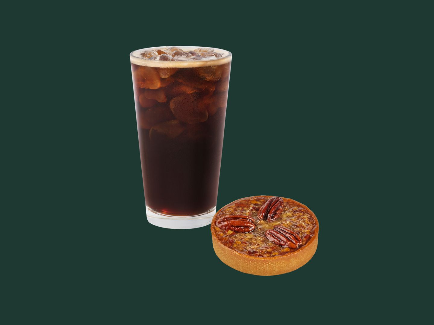 أمريكانو (ساخن أو مثلج) وتارت البيكان