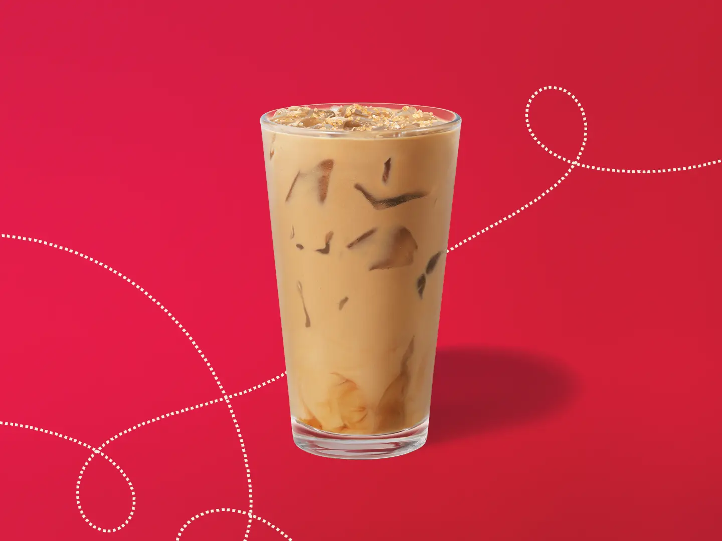 Iced Toffee Nut Latte