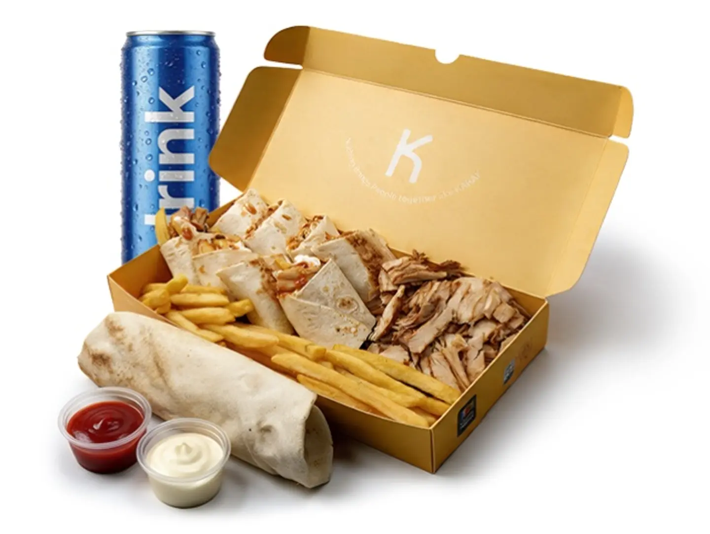 وجبة طبق شاورما