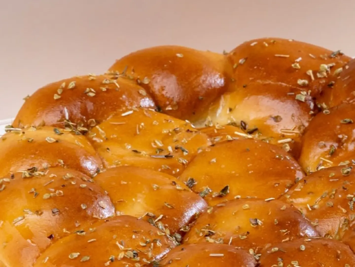 Mini Labneh And Za'atar Brioche Pull Apart Rolls