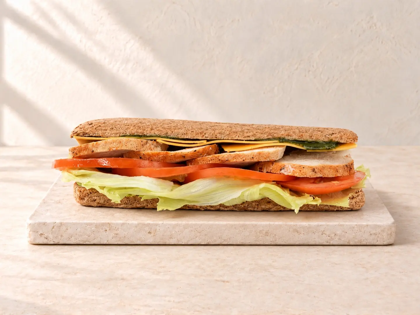 Chicken Pesto Panini Sandwich