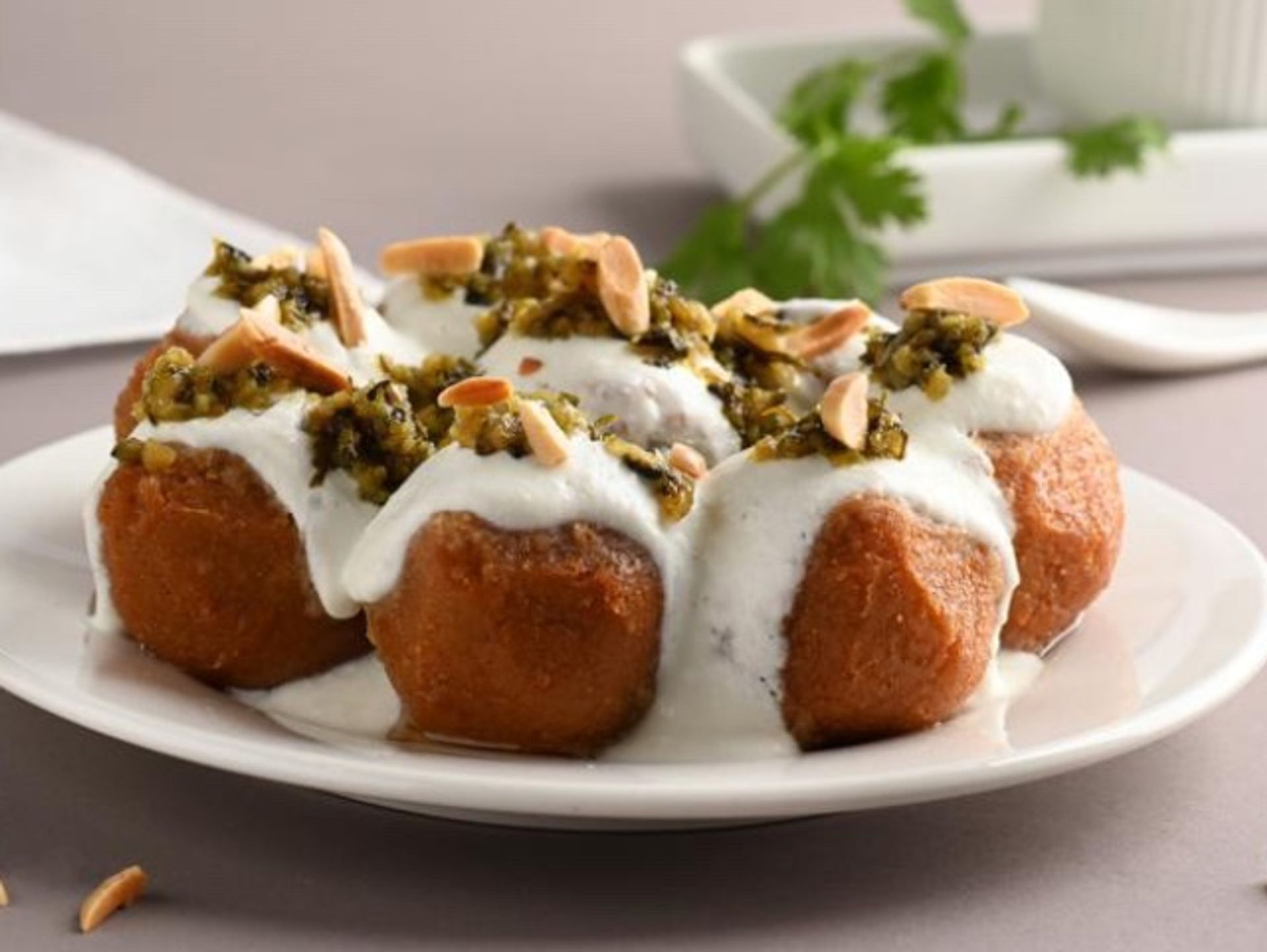 كبة باللبن - وسط