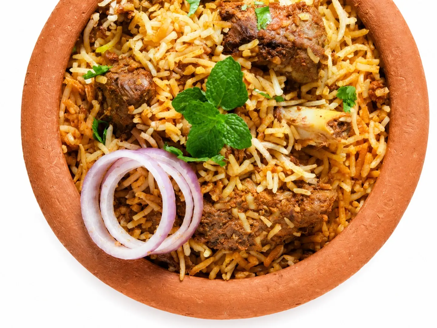 برياني حيدربادي اللحم