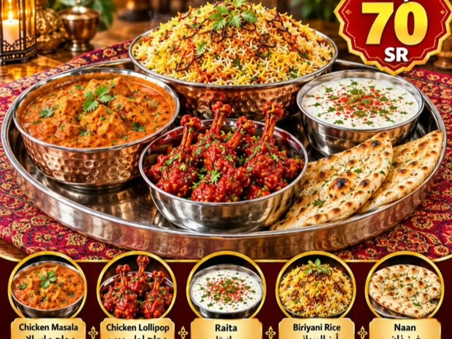 Indian Thali Platter