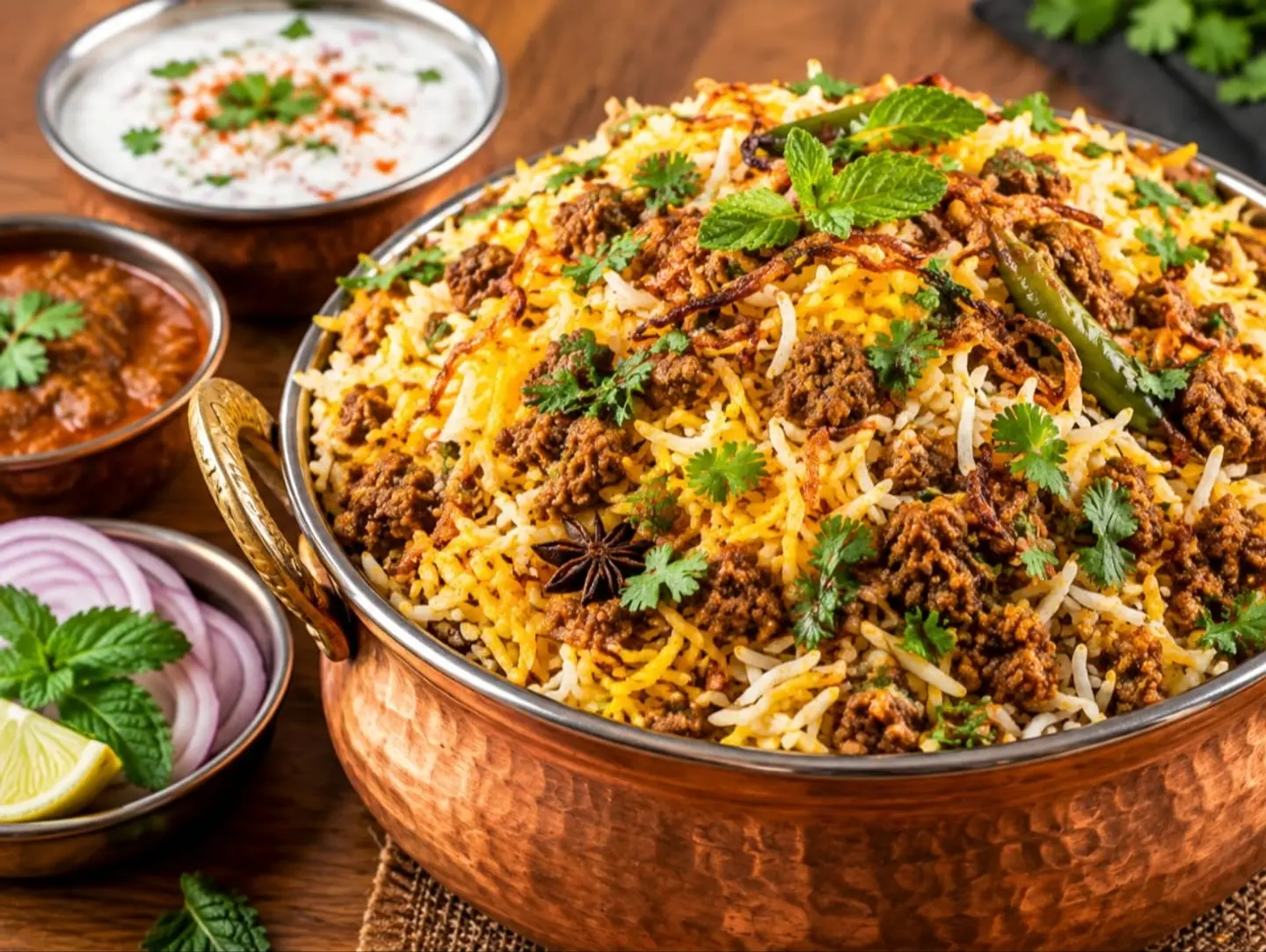 برياني دجاج كيما