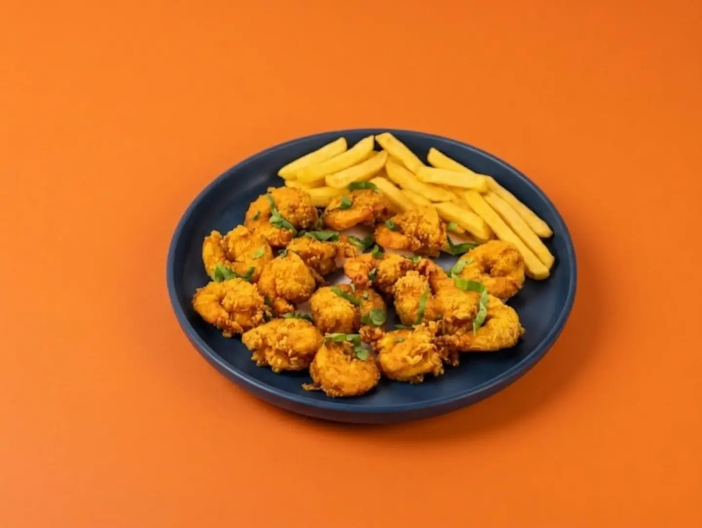 Jumbo Fried Shrimp Plate - Medium