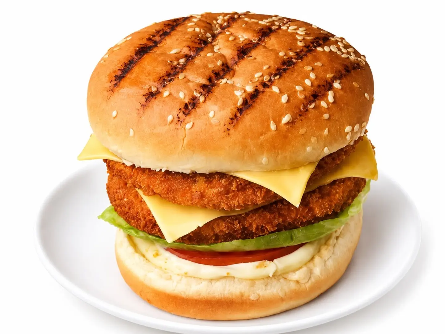 Double Chicken Burger