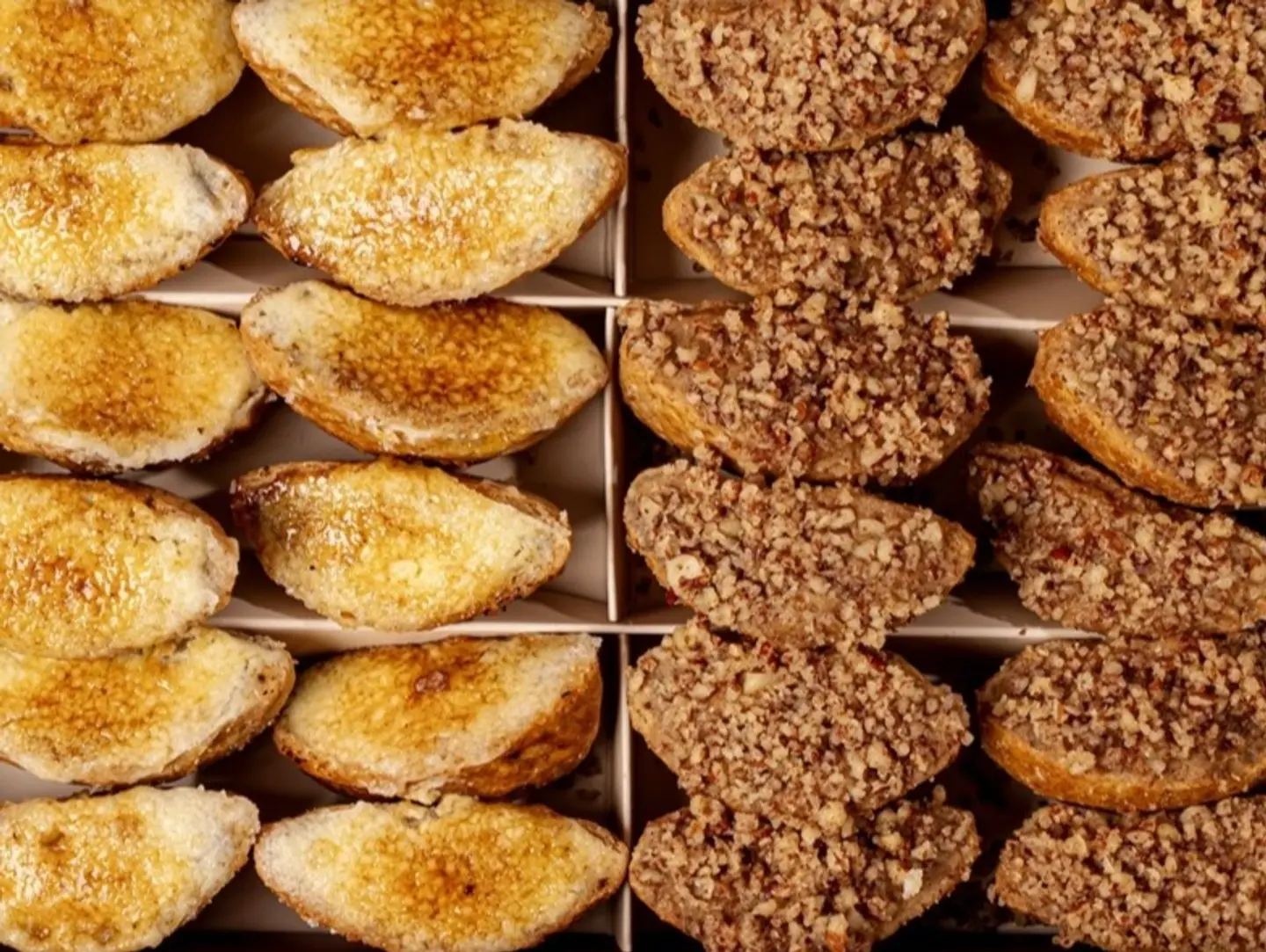 Filled Kleija   With Creme Brulee And Pecans