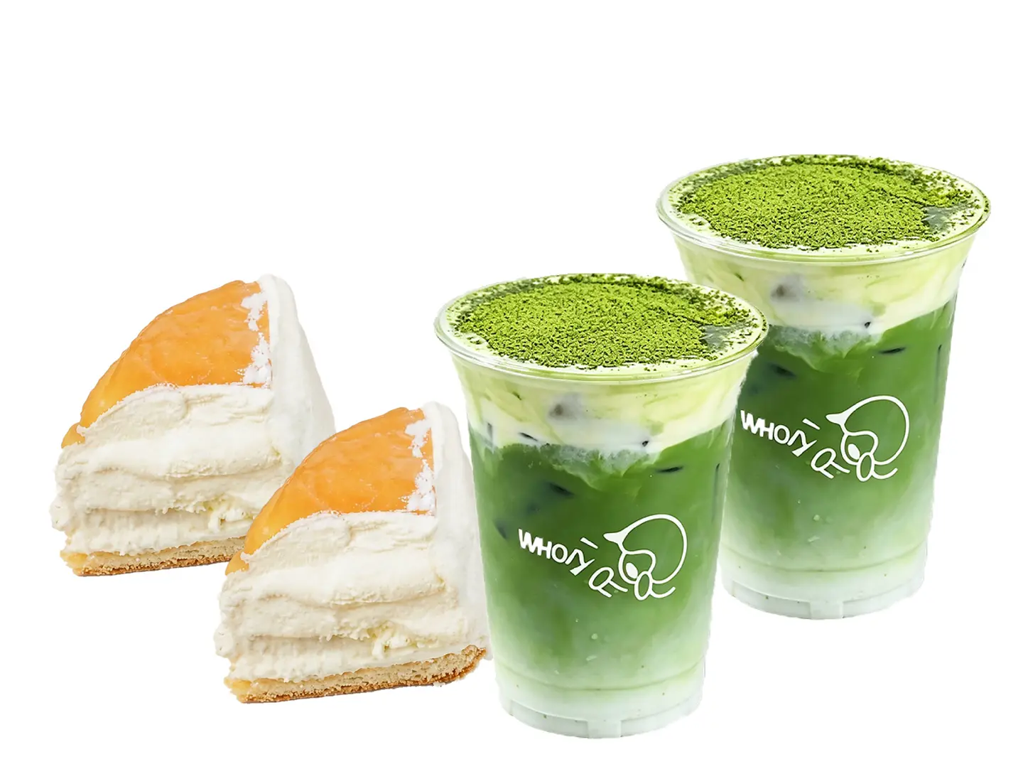 Cloud Matcha Bundle With Cloud Cheese Bun.