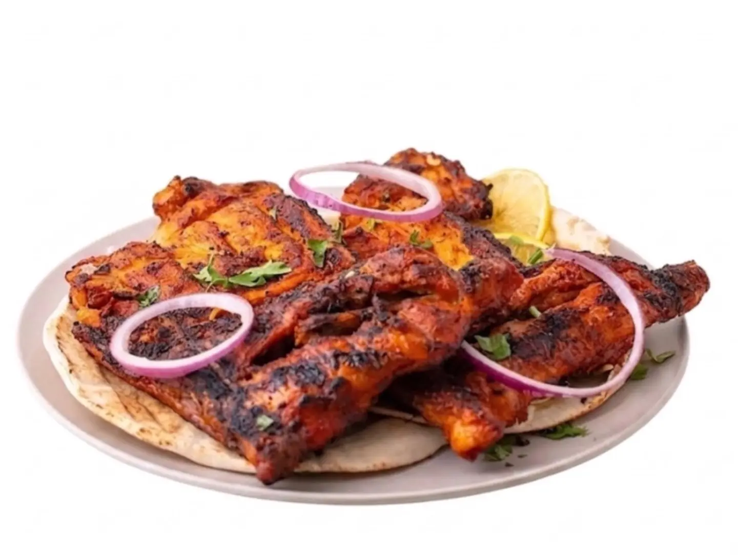 حبة دجاج عالفحم