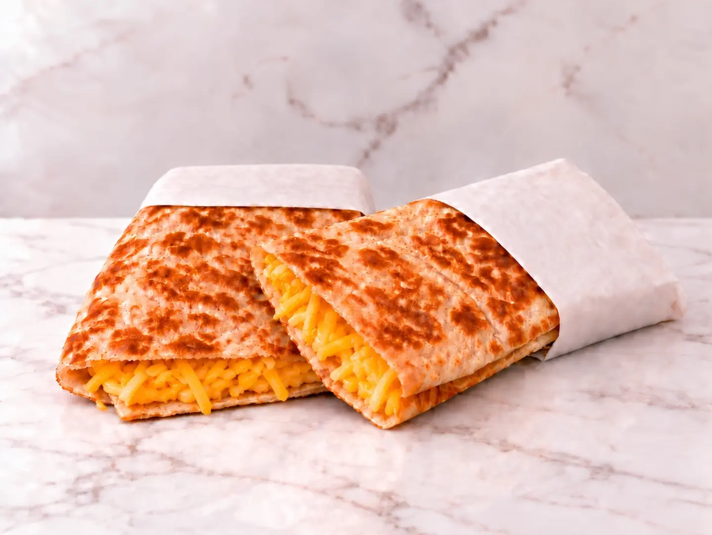 Chapati With Cheddar Cheese