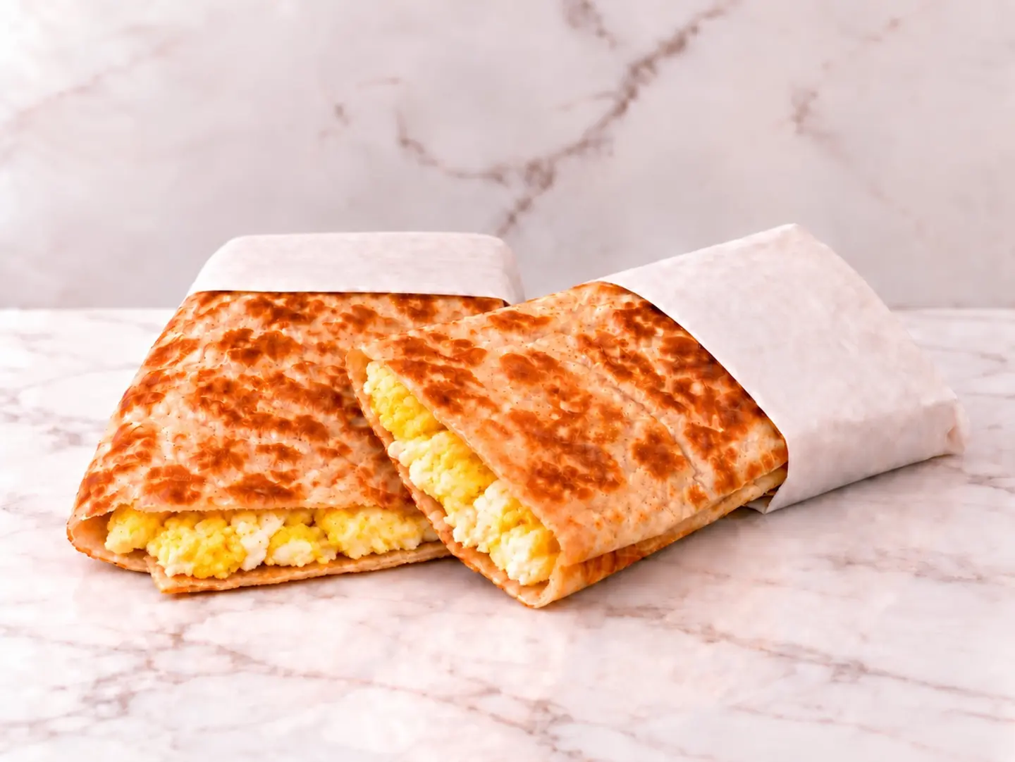 Chapati With Egg And Cheddar Cheese