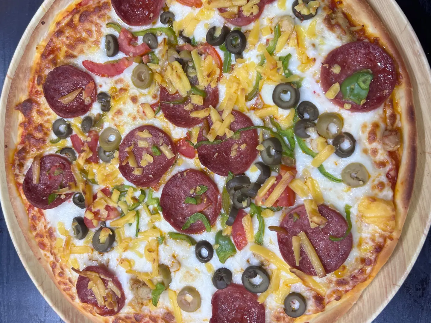 Damascus Skewer Pizza
