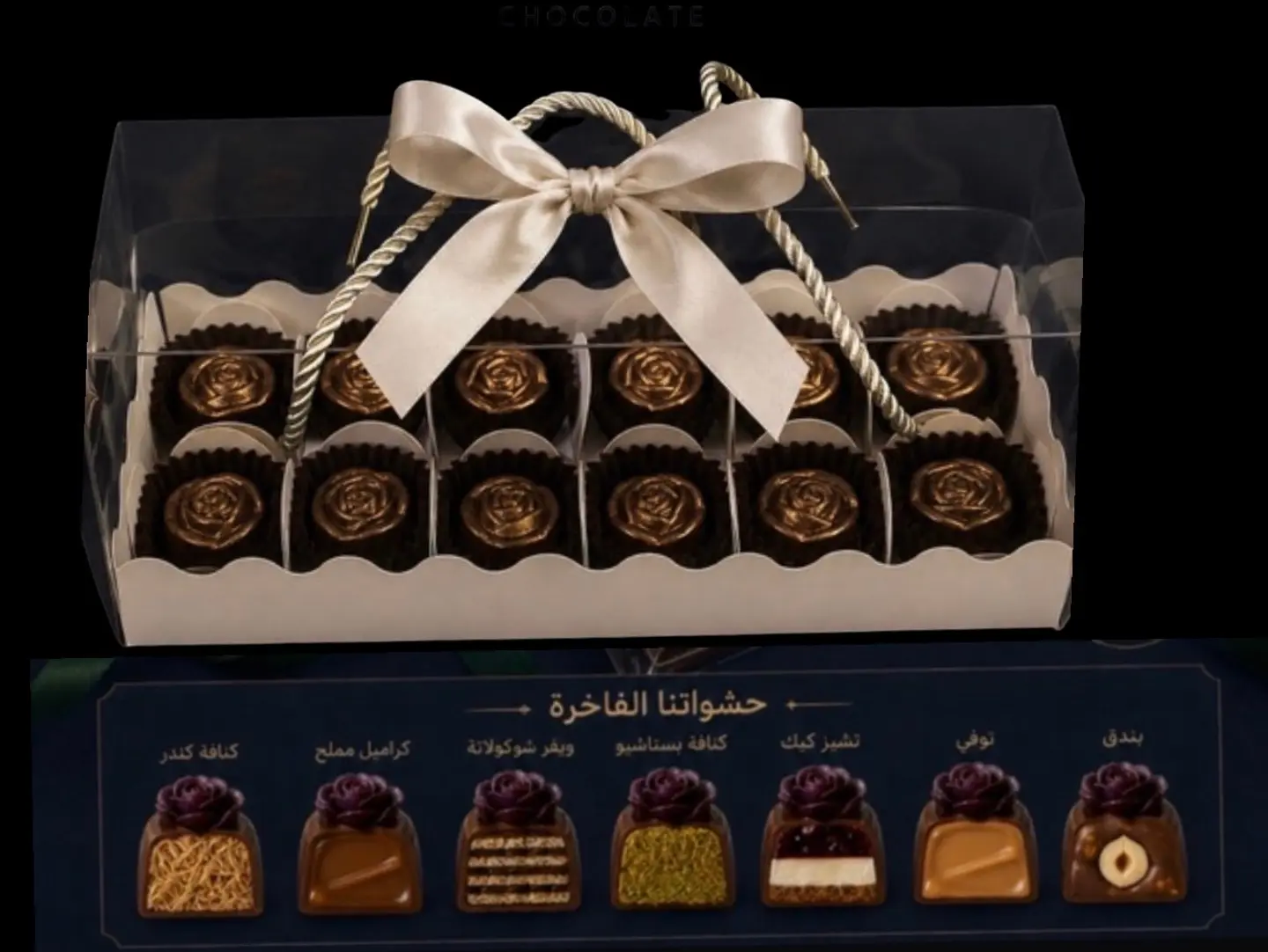 Rose Box With Handle