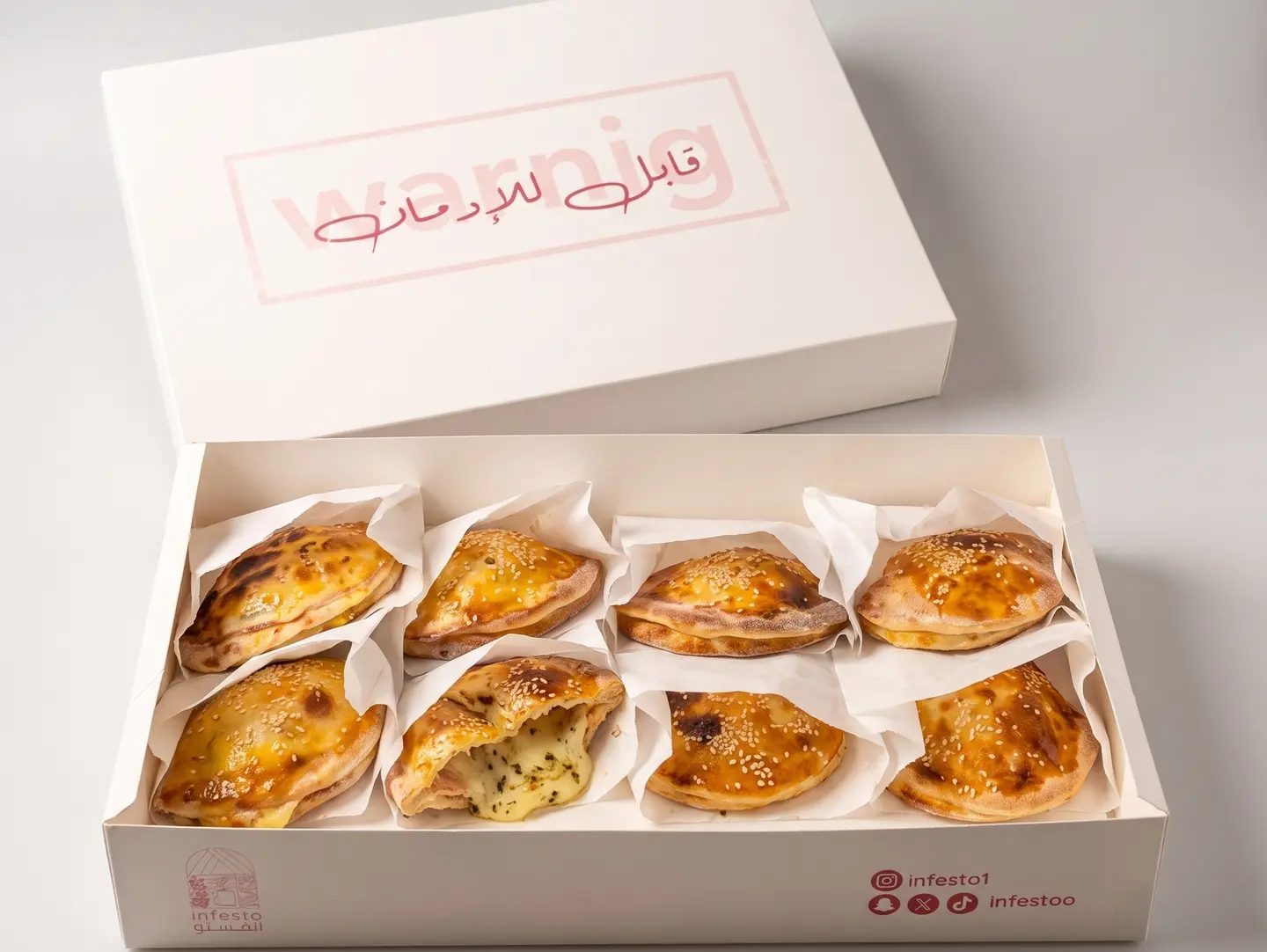 بوكس مدورات 8 قطع