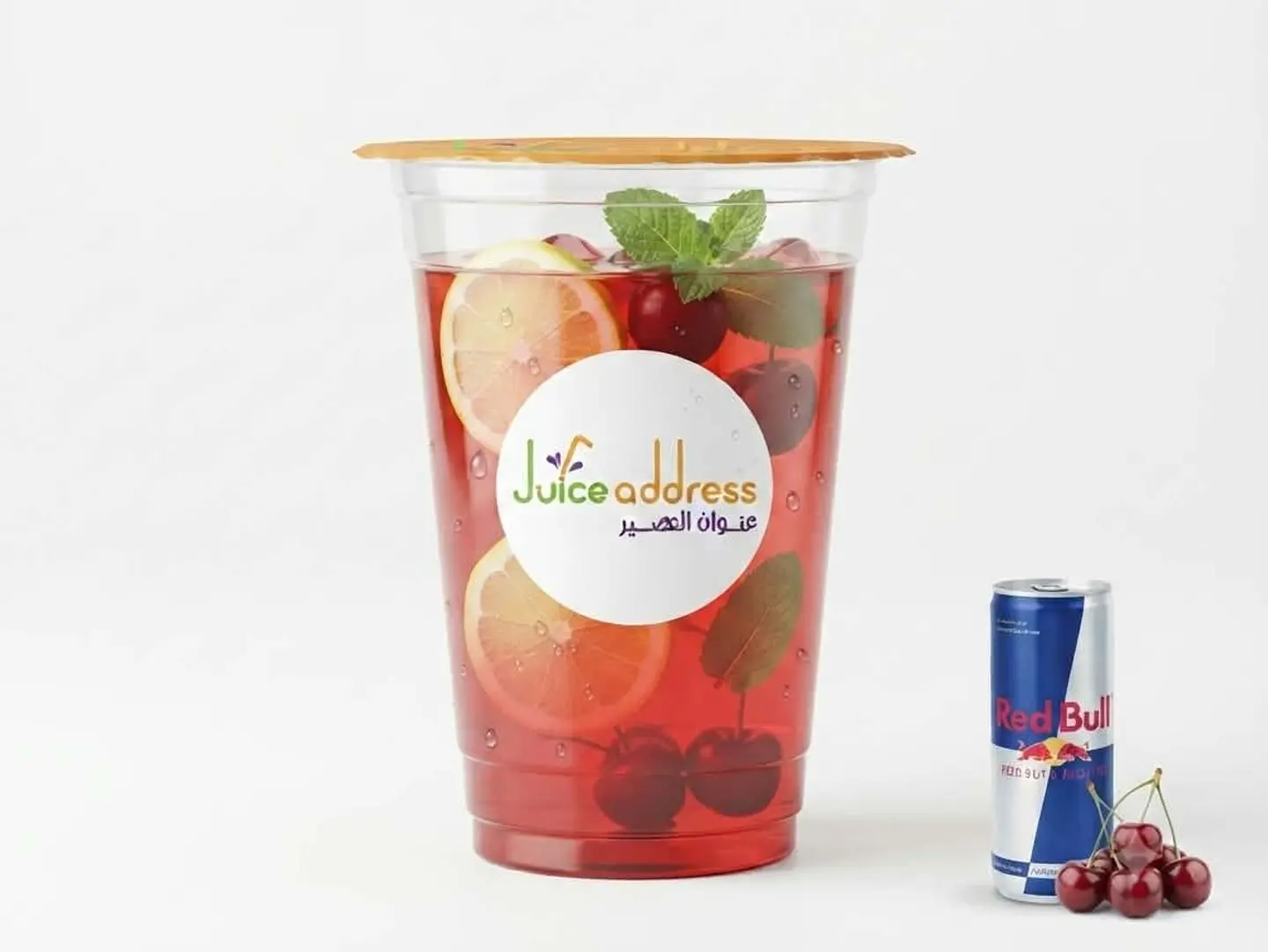 Red Bull Cherries - Medium Cup