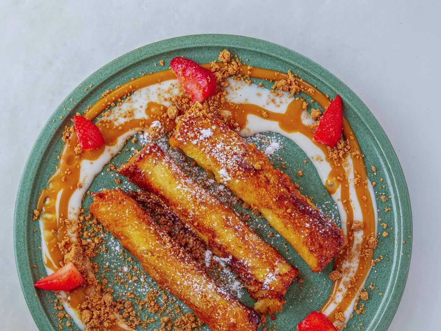 French Toast Roll Up