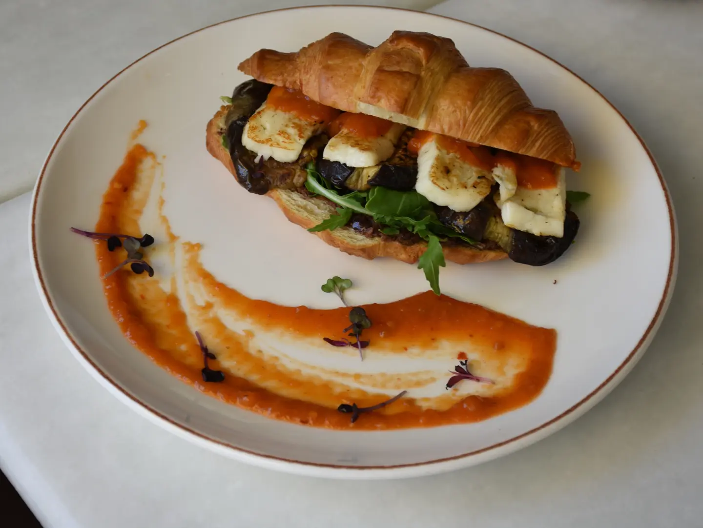 Halloumi Aubergine