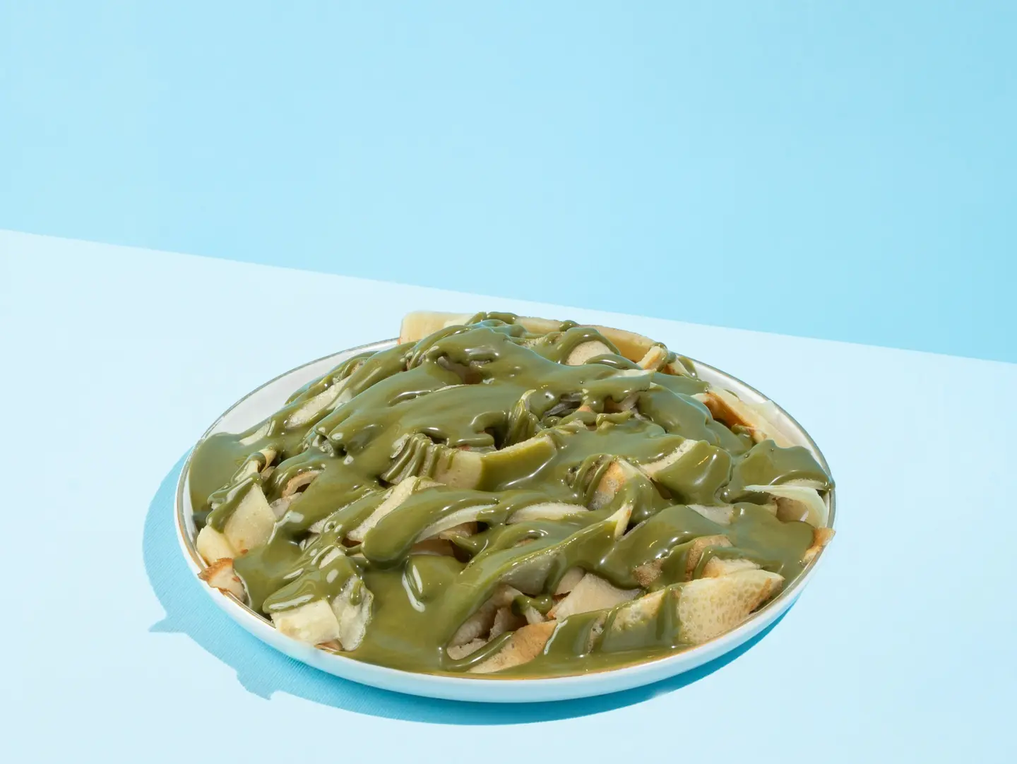 Fettuccine Pistachio Crepe