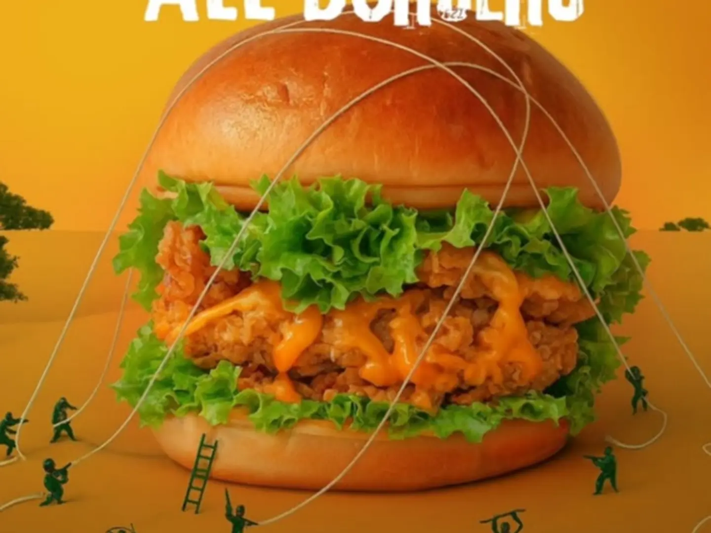 Double Chicken Burger