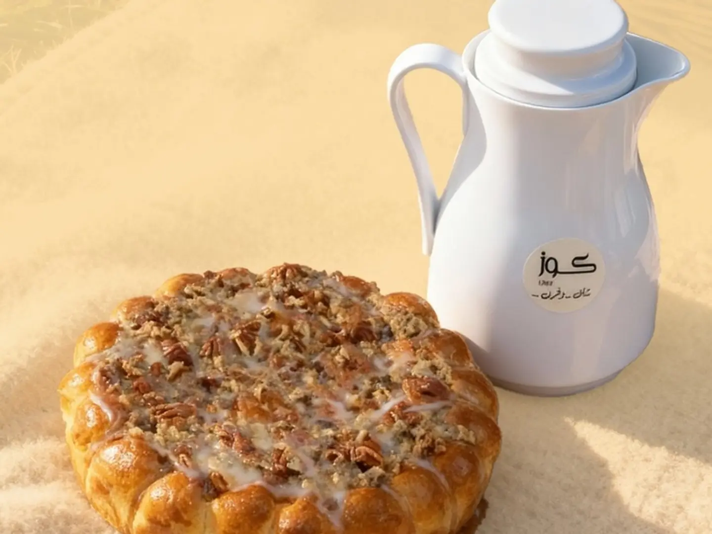 Pecan Khaliyah + Cinnamon Drink