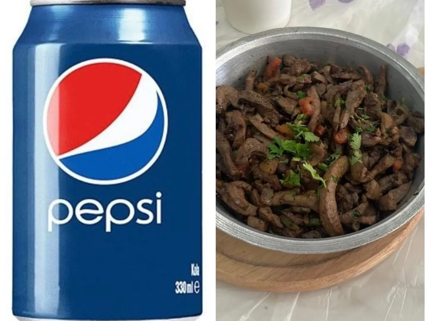Camel Liver With Pepsi