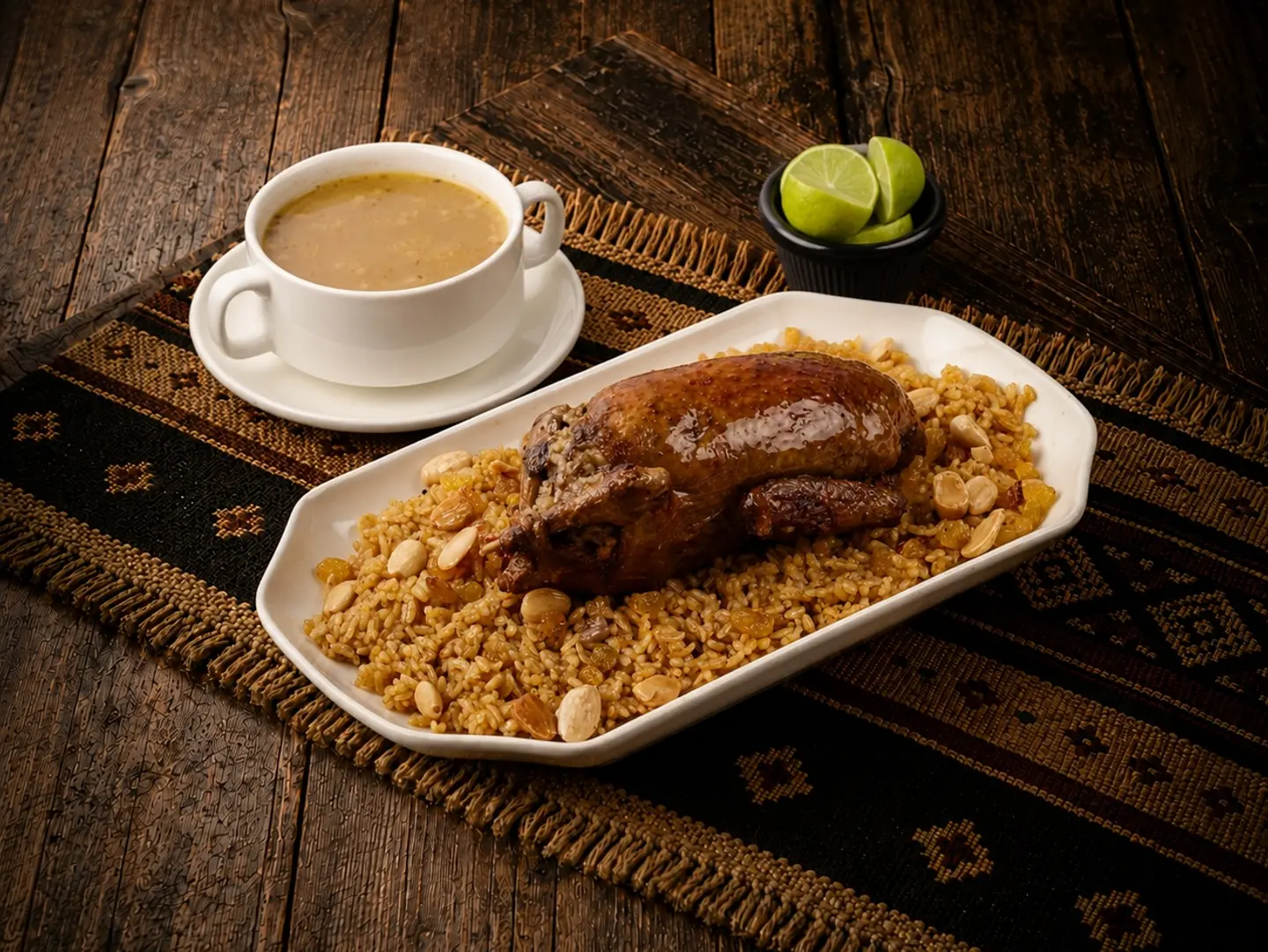 حمام محشي بالأرز
