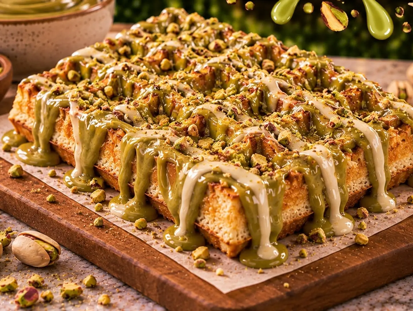 Pistachio Waffle