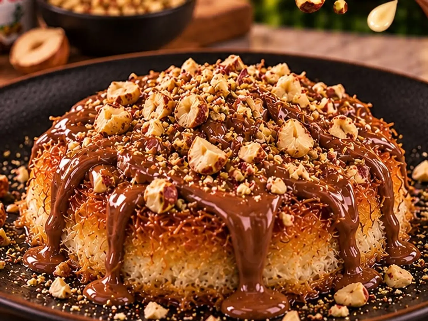 Nutella Leaf Kunafa