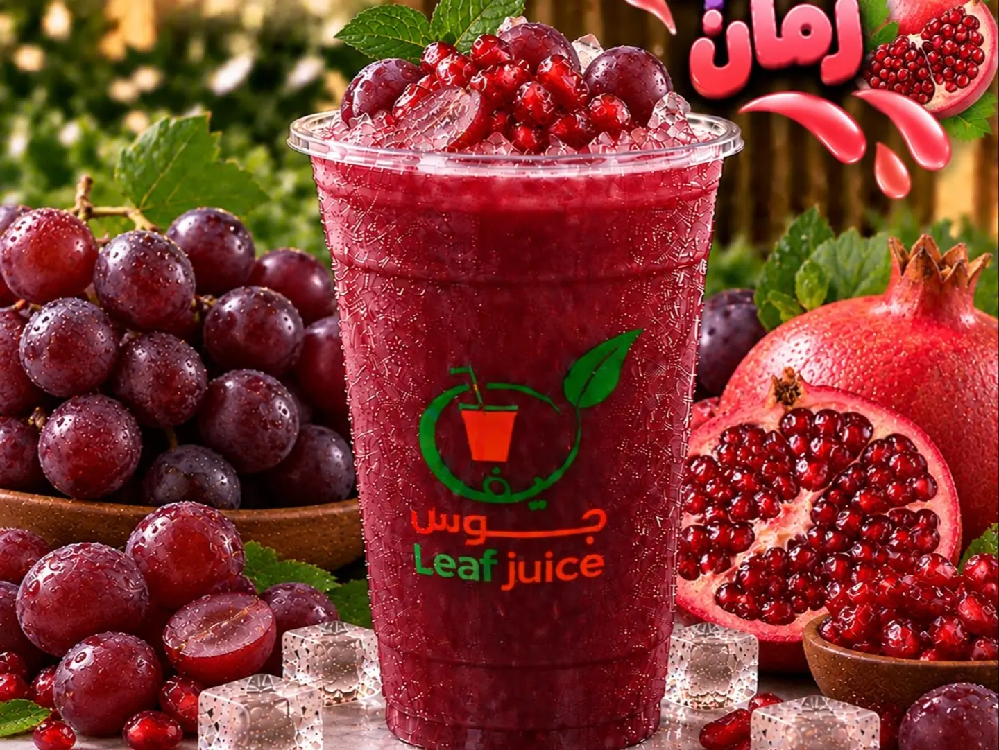 عنب بالرمان - وسط
