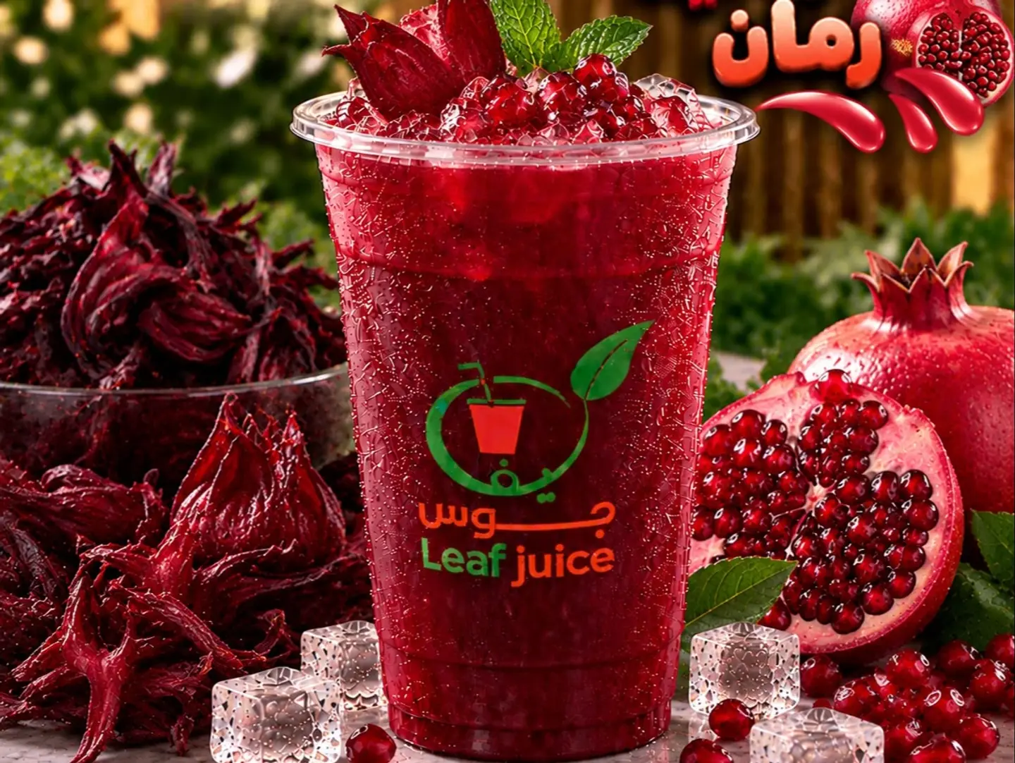 كركديه بالرمان - وسط