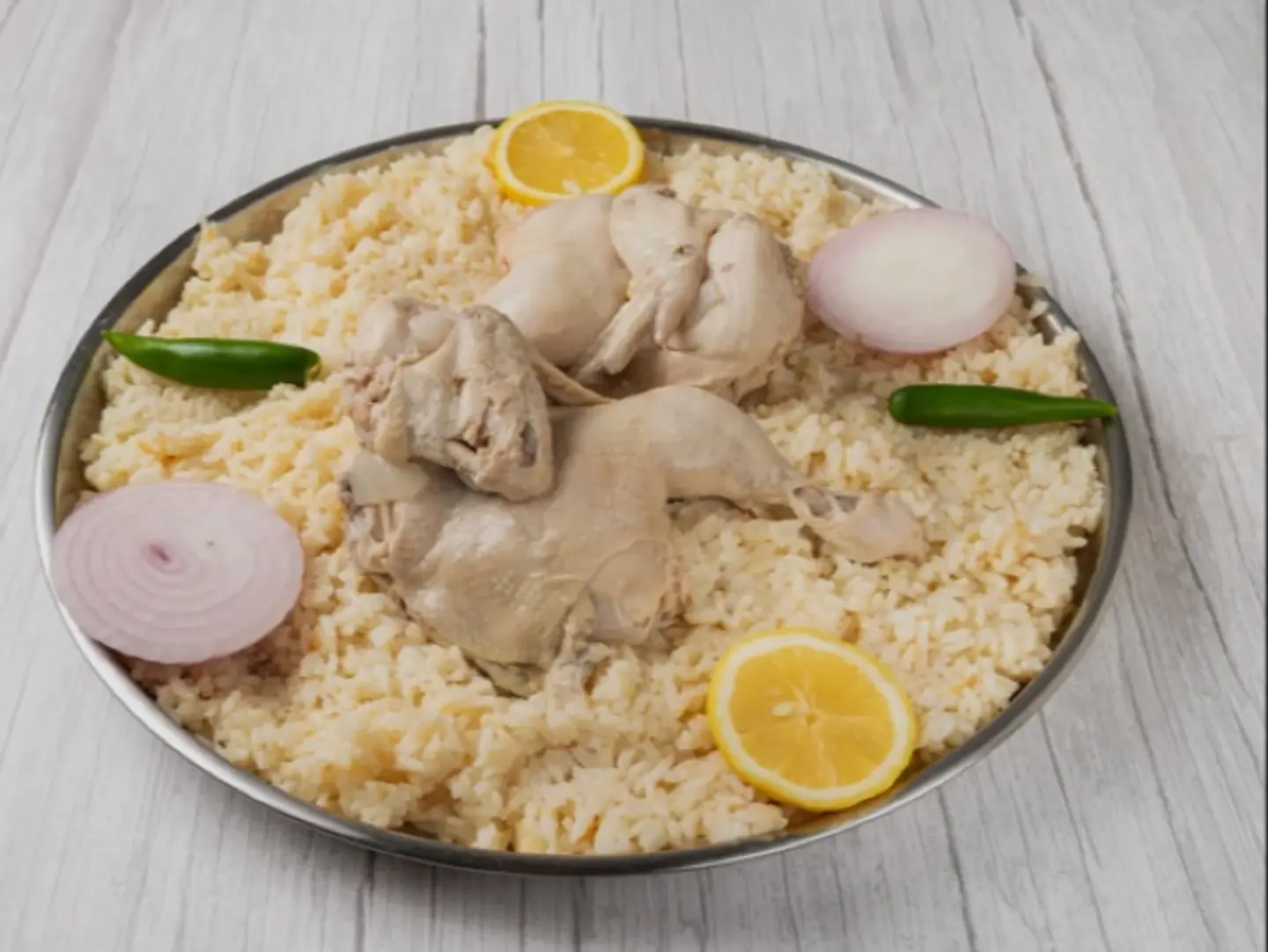 نص حبه دجاج مضغوط مع أرز أبوبنت