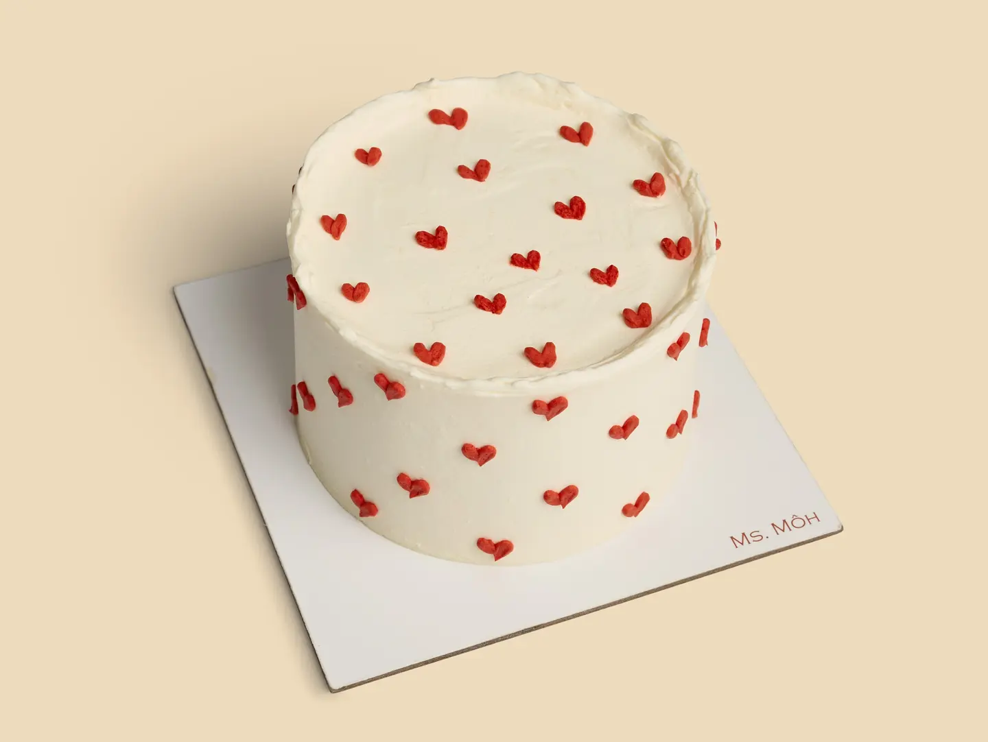 Lots Heart Cake   For One