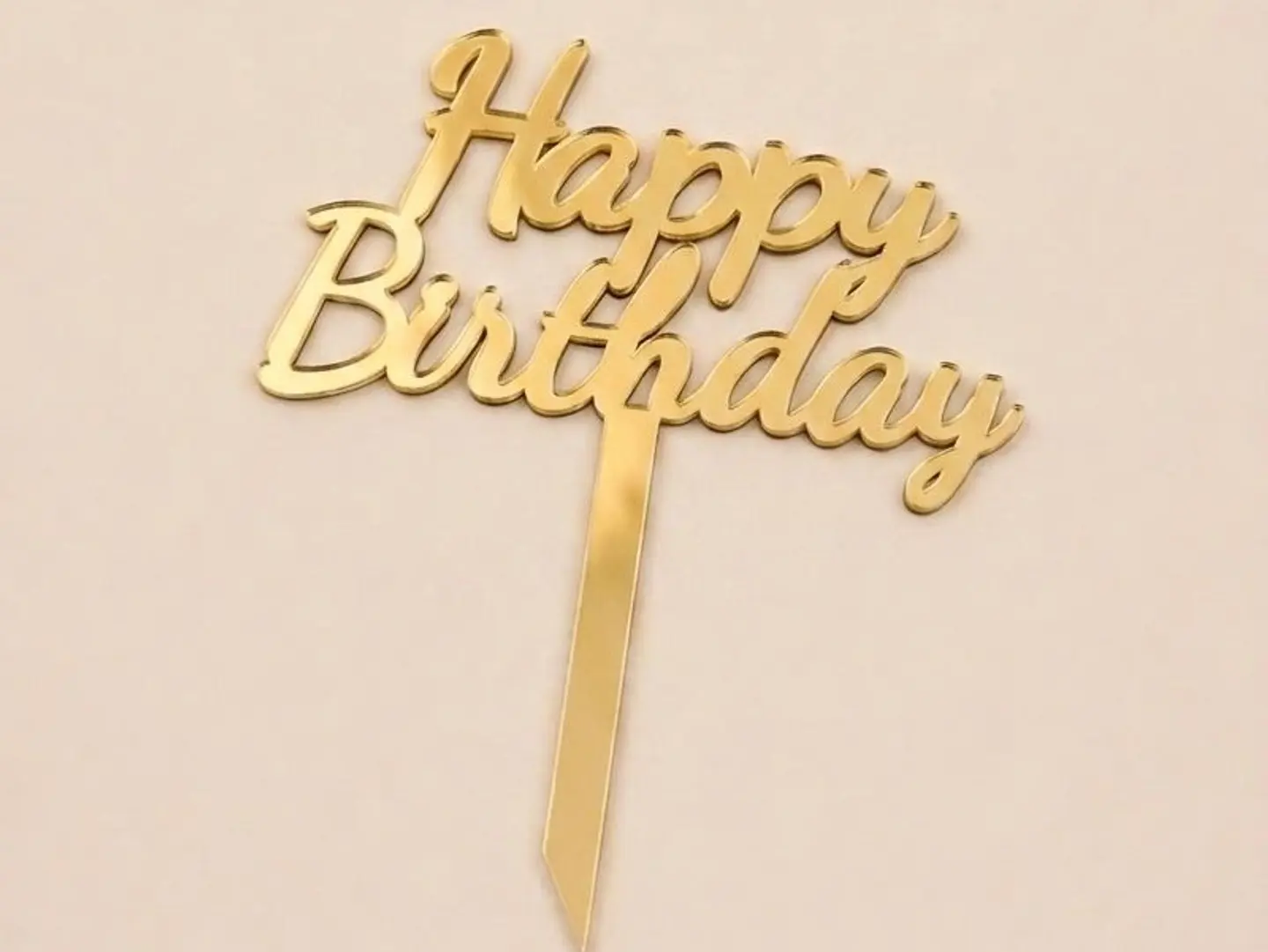 Happy Birthday   Cake Topper