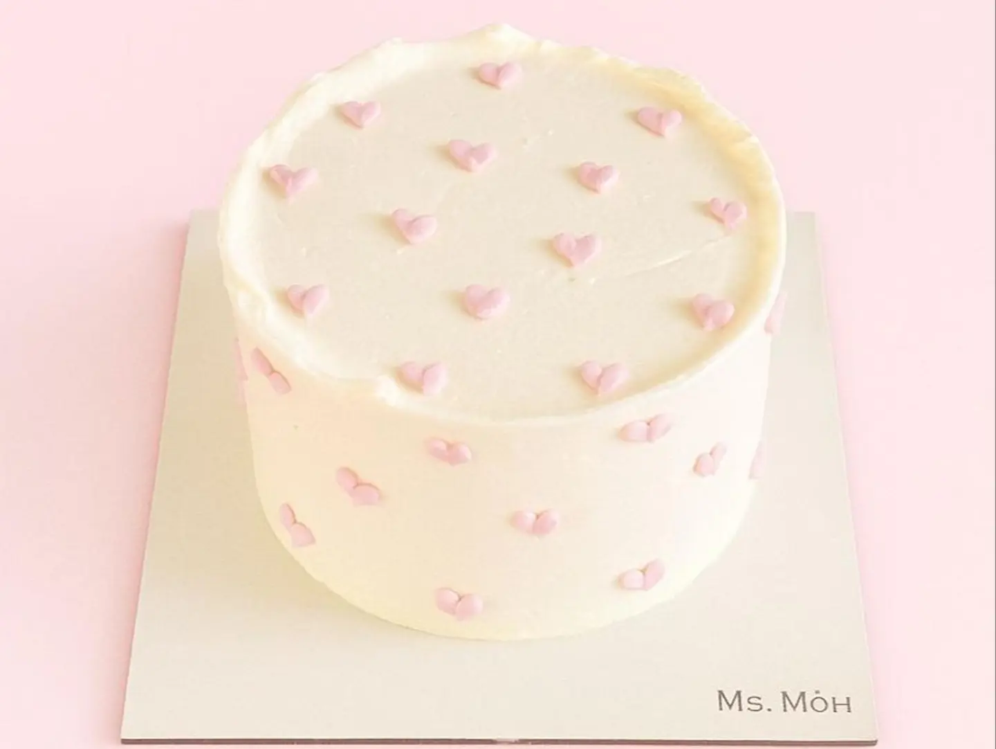 Lots Heart Cake   Pink October