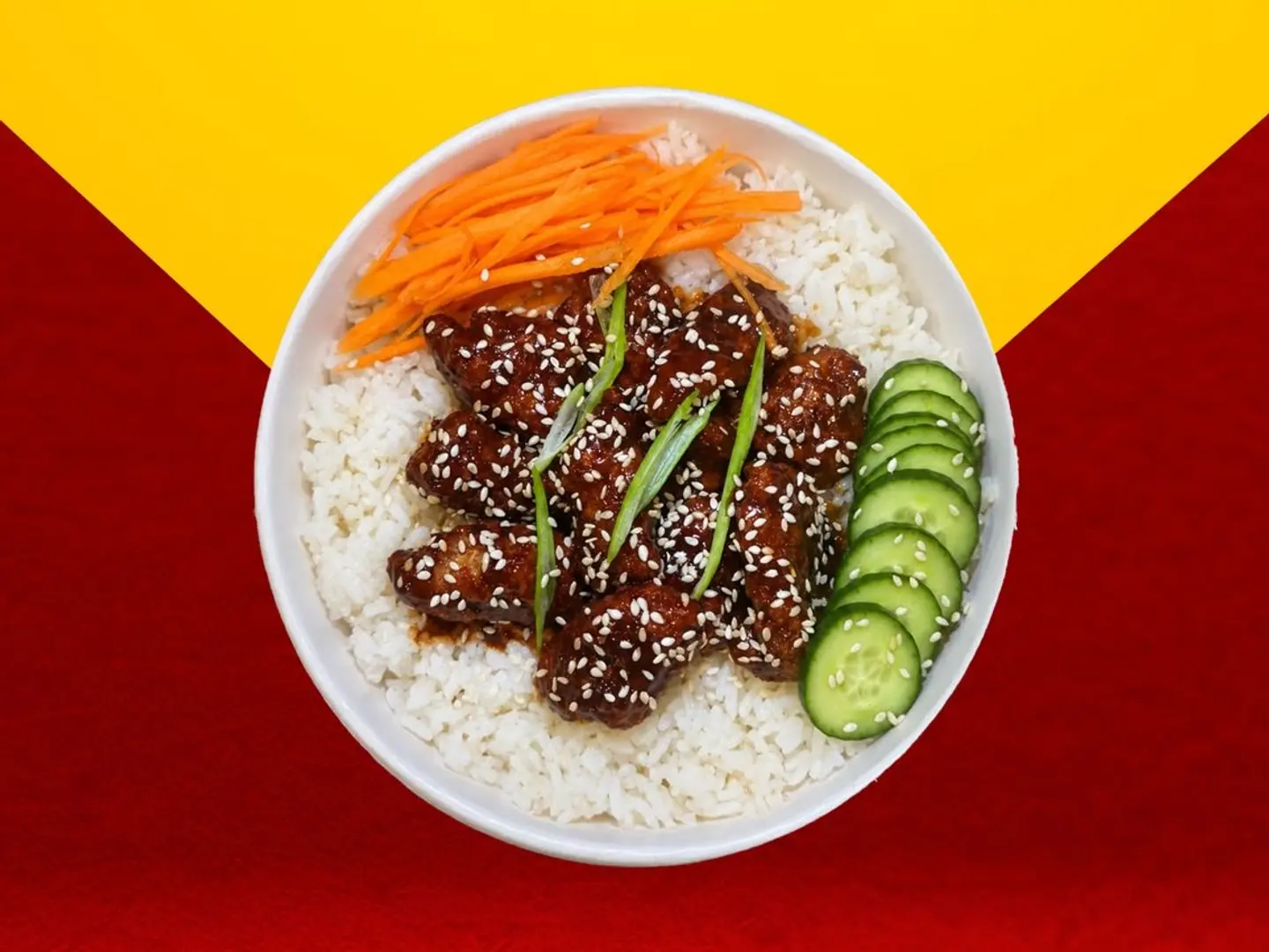 Korean Chicken Popcorn Bowl