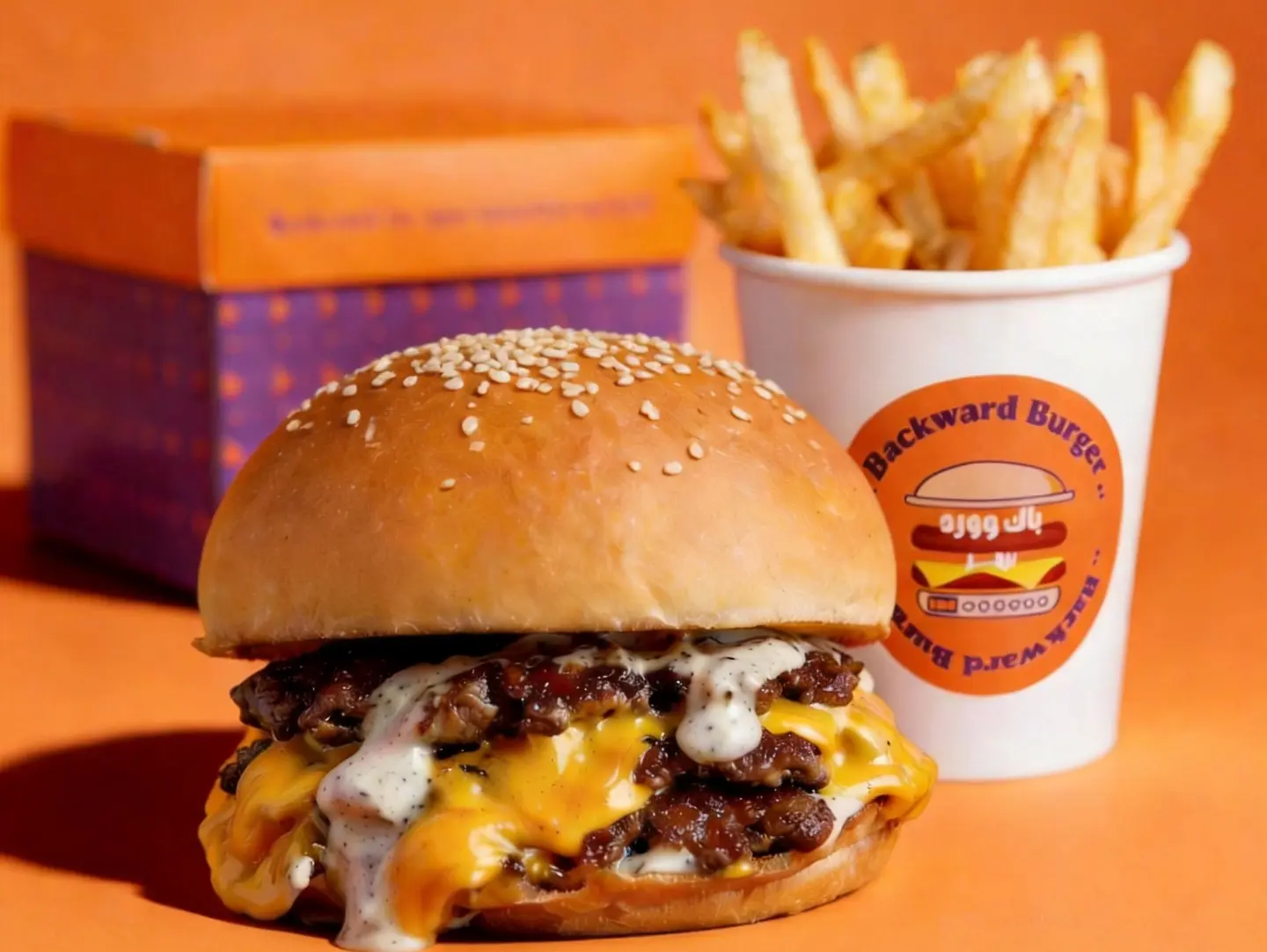 Truffle Burger Meal - Triple