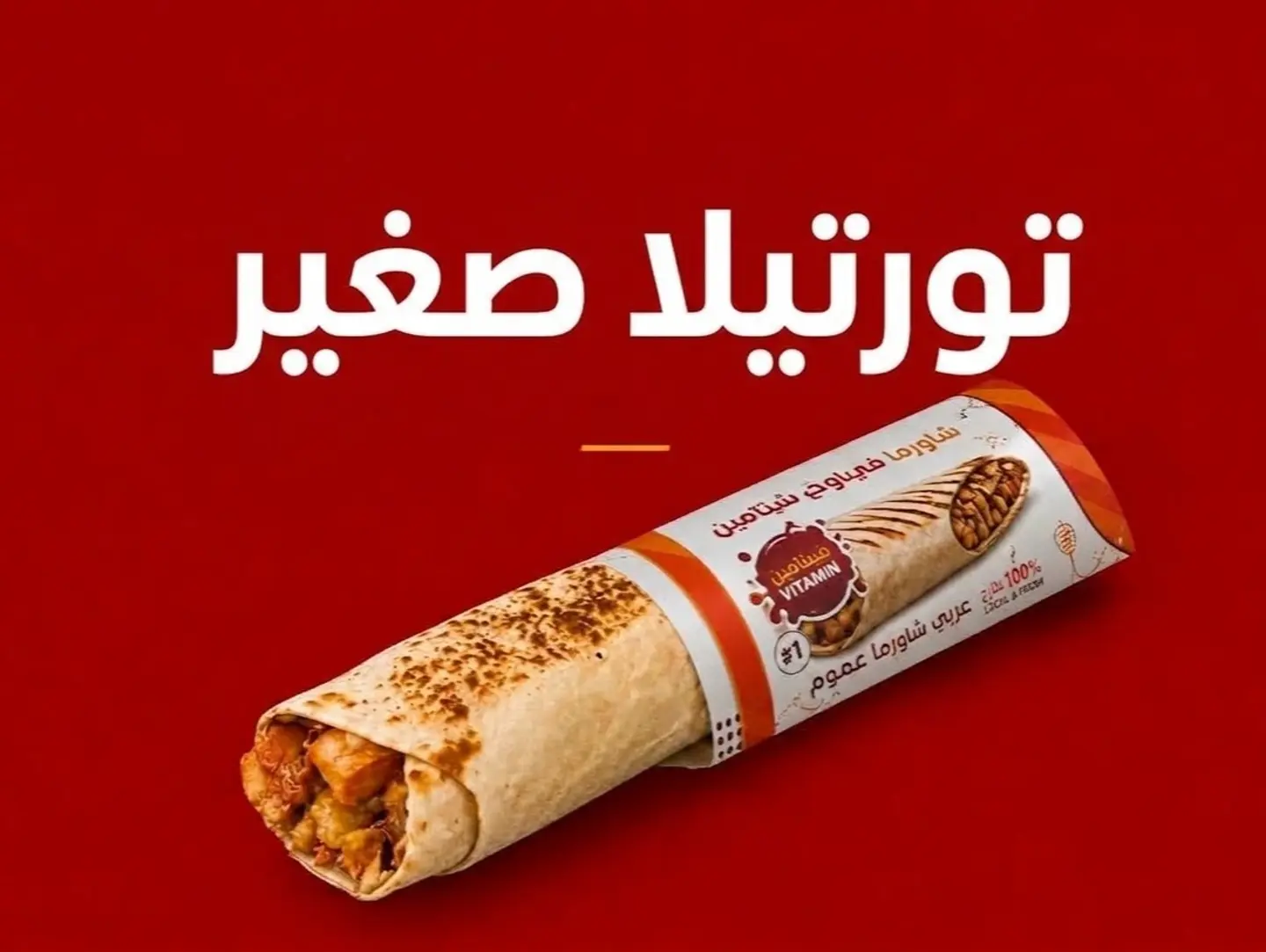 Small Tortilla Shawarma