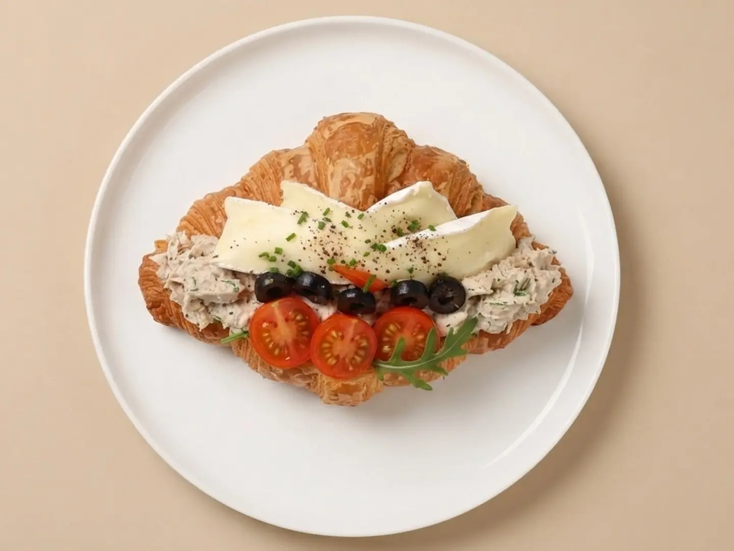 Greek Tuna Croissant