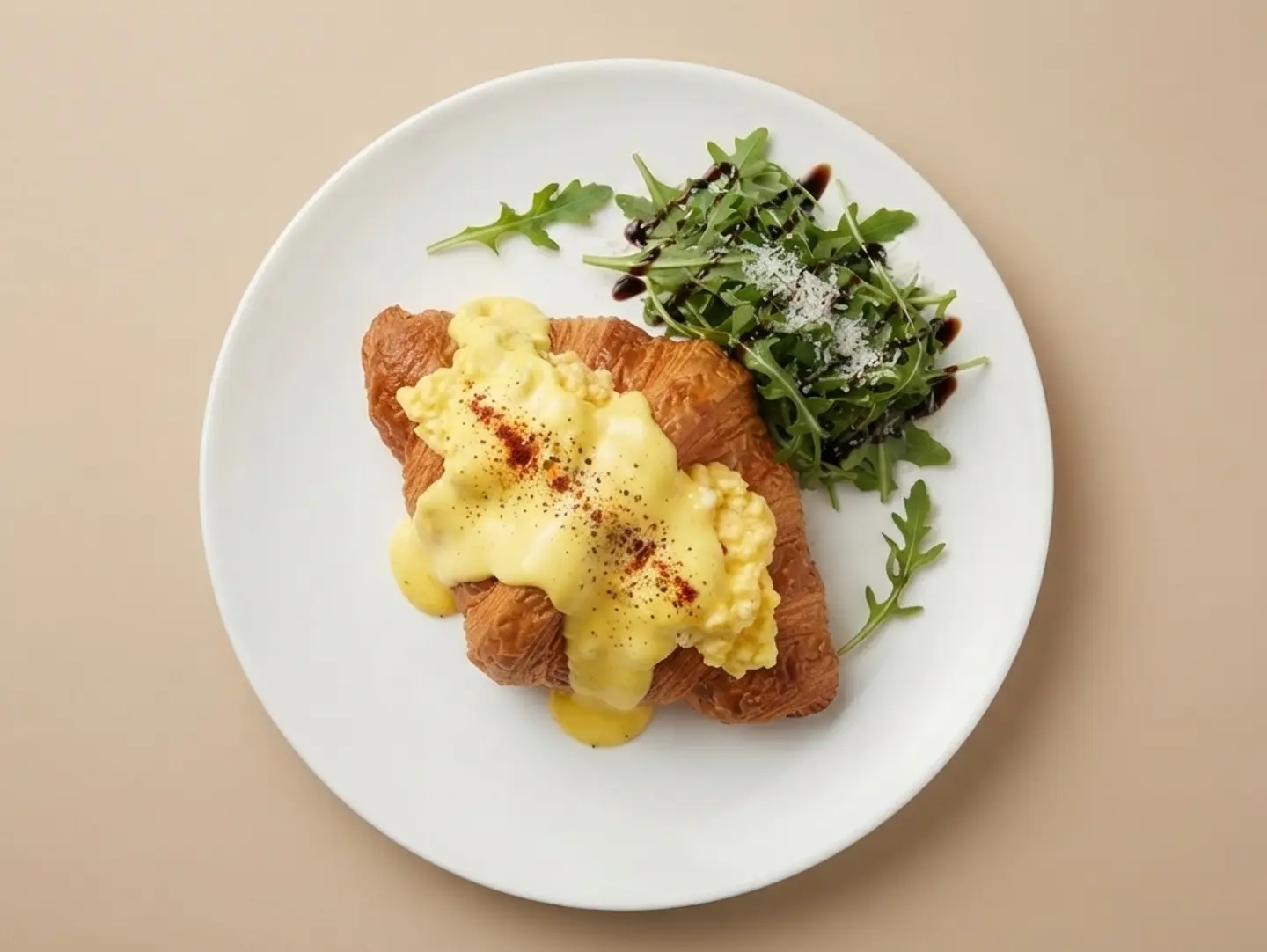 Scrambled Croissant Cheesy