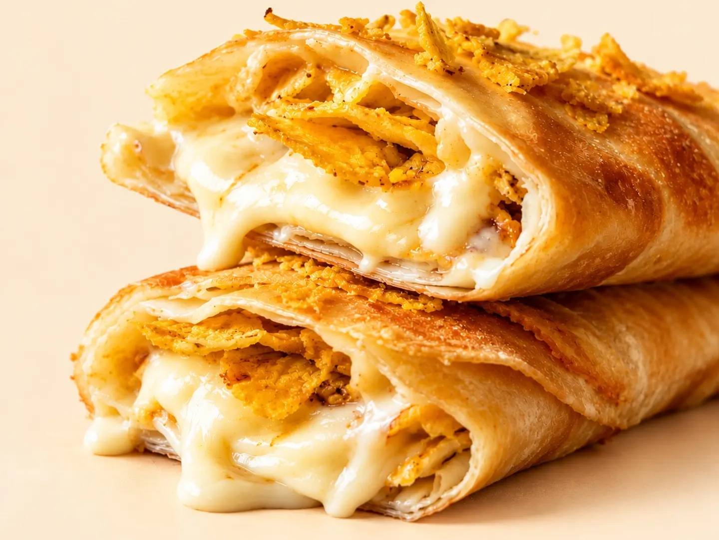 Chapati Cheese Chips