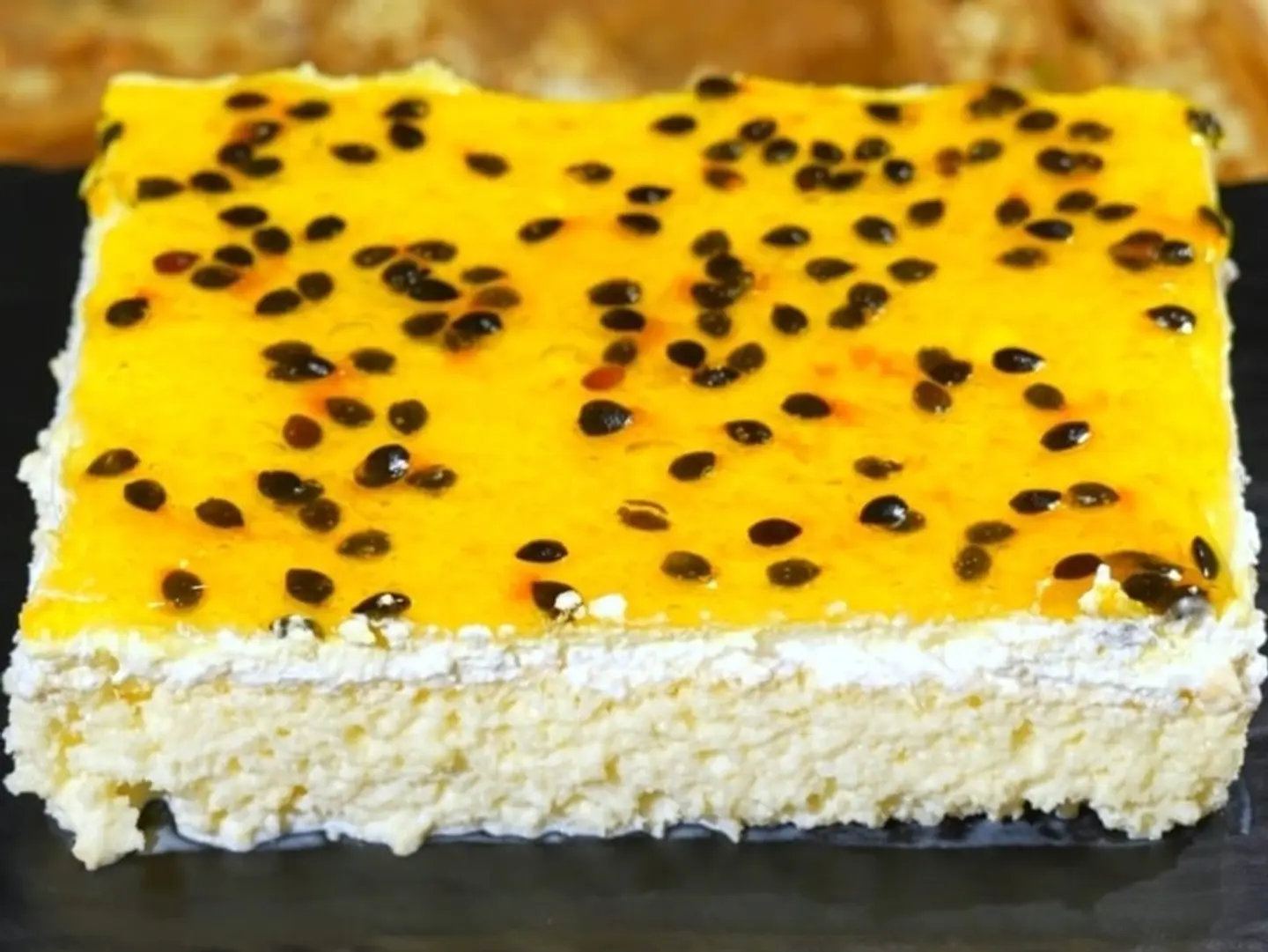 Turkish Trileça Passion Fruit Cake
